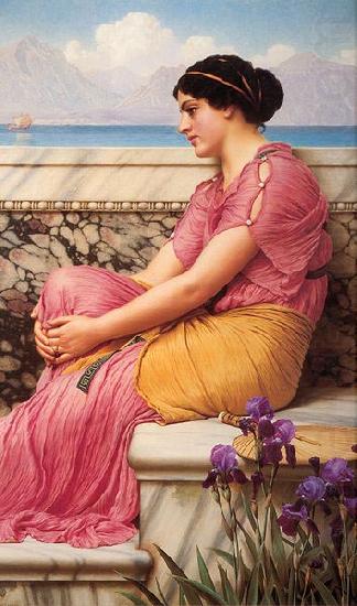 John William Godward Absence Makes the Heart Grow Fonder china oil painting image